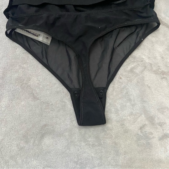 New! Undress Code Black Reach For The Stars Bodysuit 3121 - Picture 9 of 11